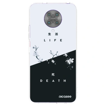 Picasee Xiaomi Poco F2 Pro Hülle - Transparentes Silikon - Lebendig - Tot
