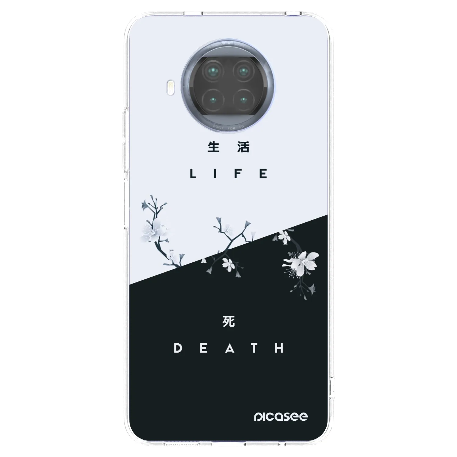 Picasee Xiaomi Mi 10T Lite Hülle - Transparentes Silikon - Lebendig - Tot