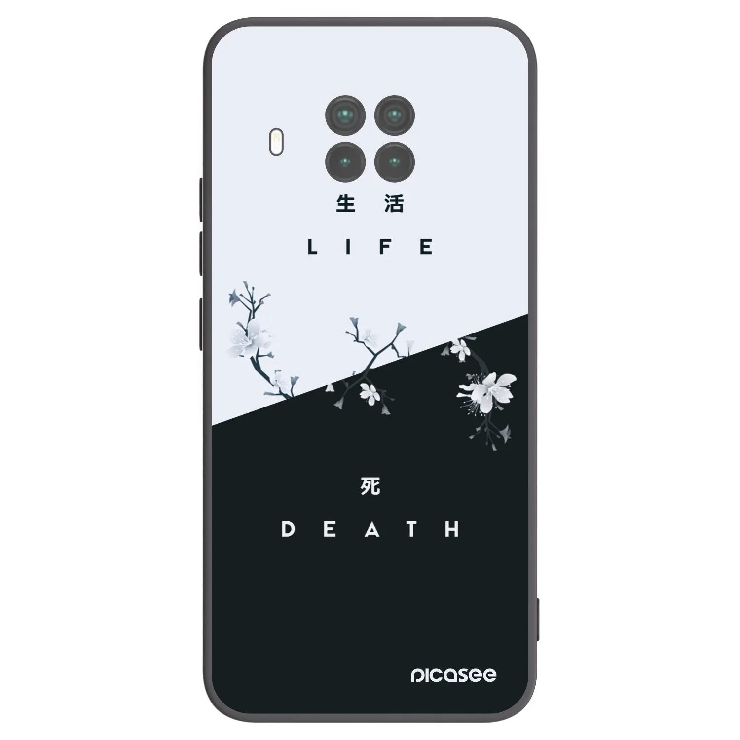 Picasee Xiaomi Mi 10T Lite Hülle - Schwarzes Silikon - Lebendig - Tot