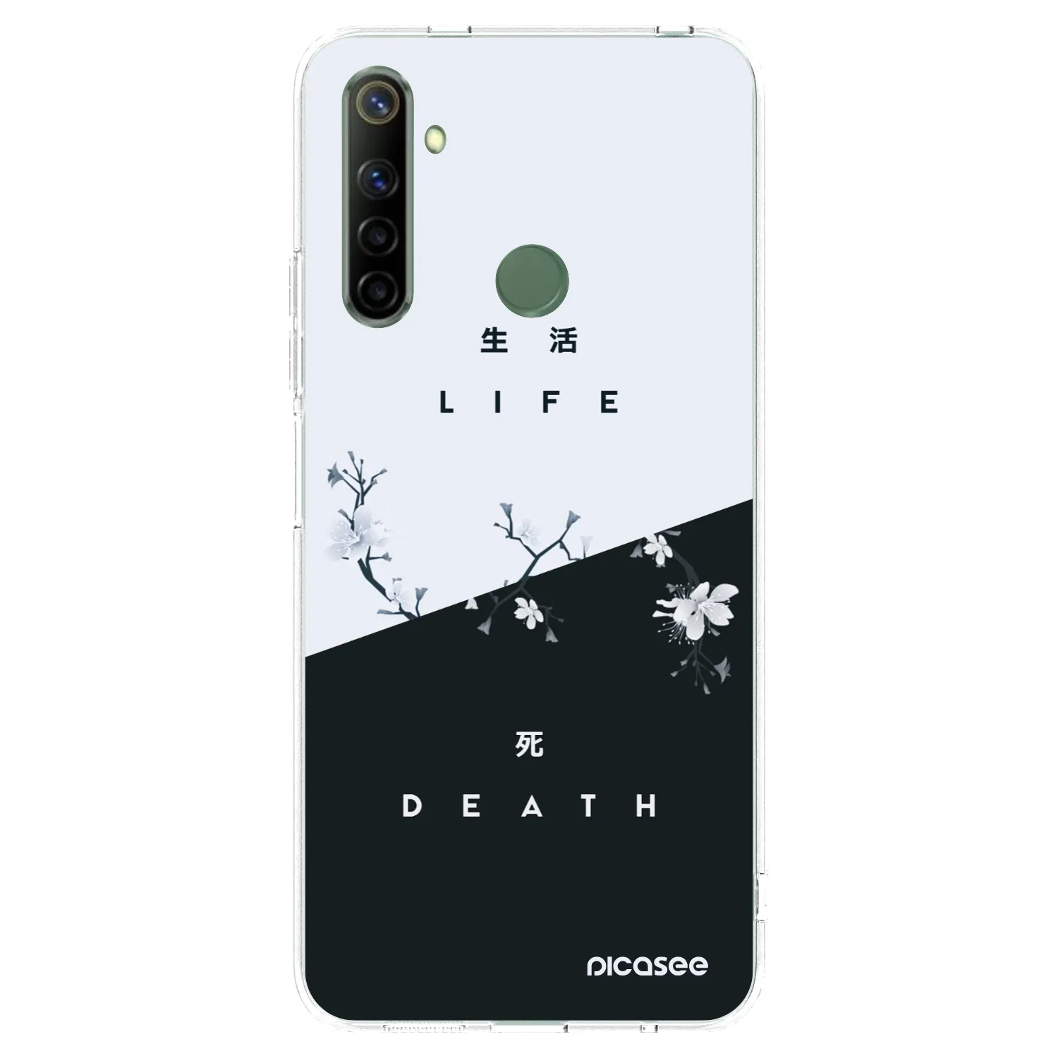 Picasee Realme 6i Hülle - Transparentes Silikon - Lebendig - Tot