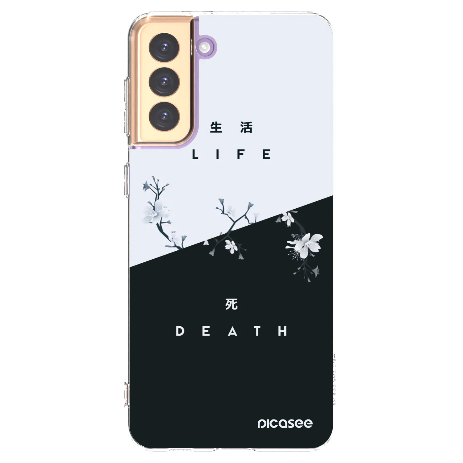 Picasee Samsung Galaxy S21+ 5G G996F Hülle - Transparentes Silikon - Lebendig - Tot