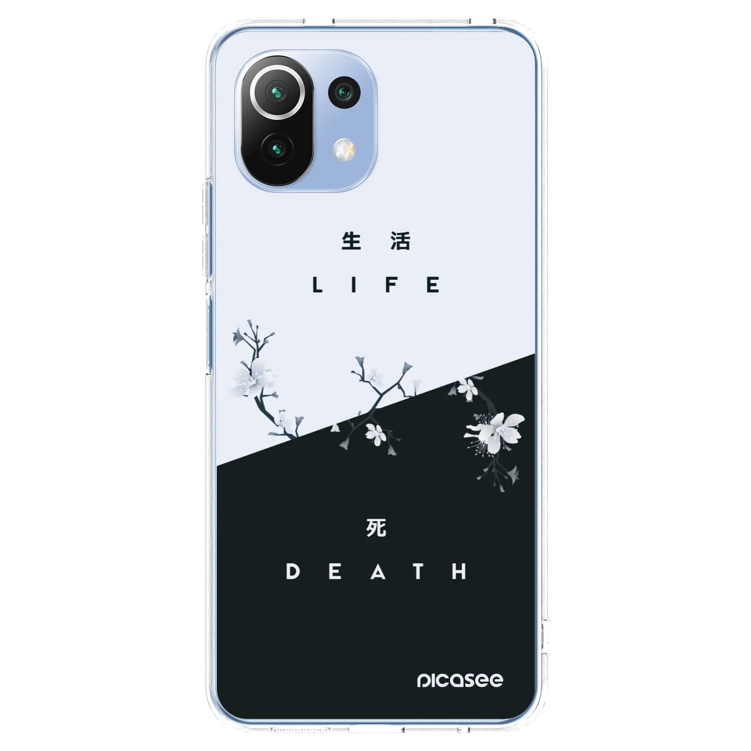 Picasee Xiaomi Mi 11 Lite Hülle - Transparentes Silikon - Lebendig - Tot