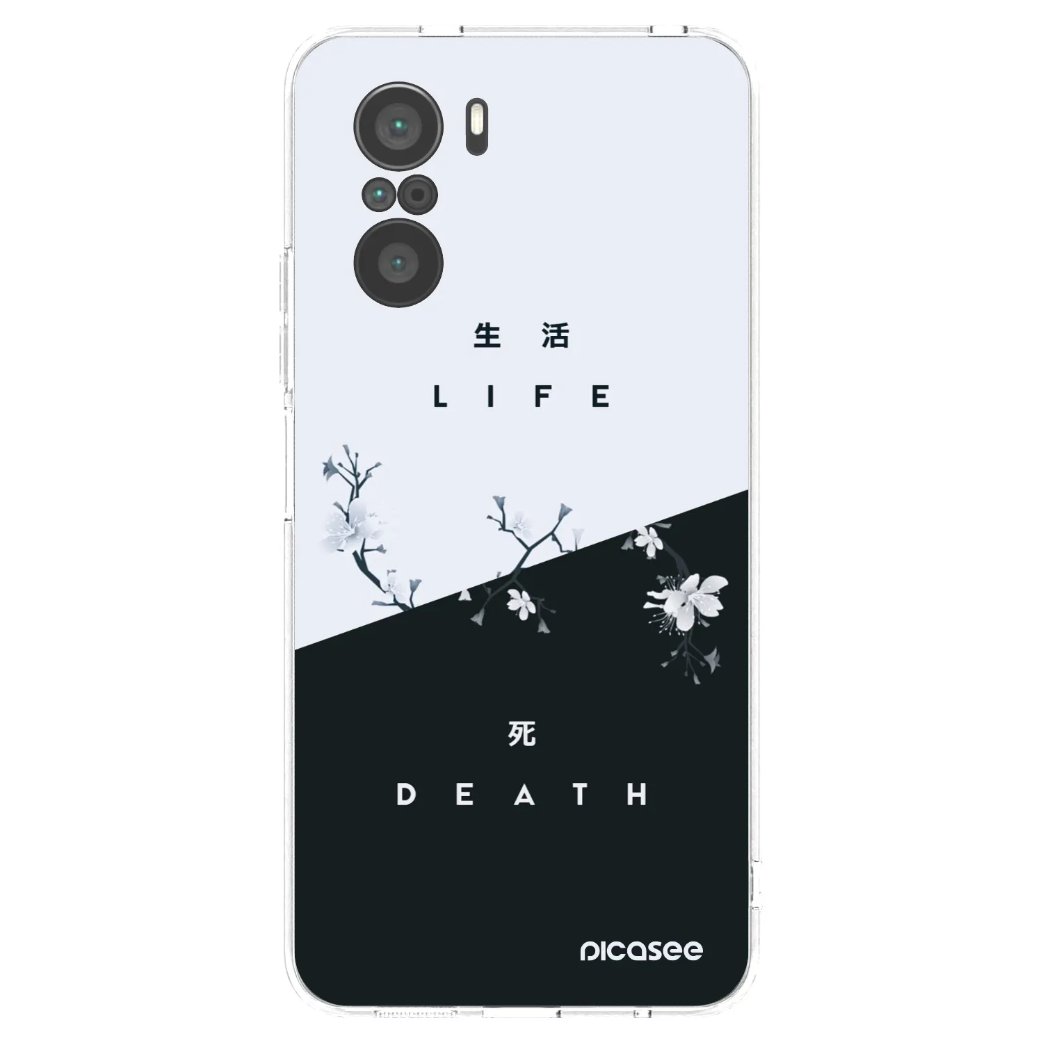 Picasee Xiaomi Poco F3 Hülle - Transparentes Silikon - Lebendig - Tot