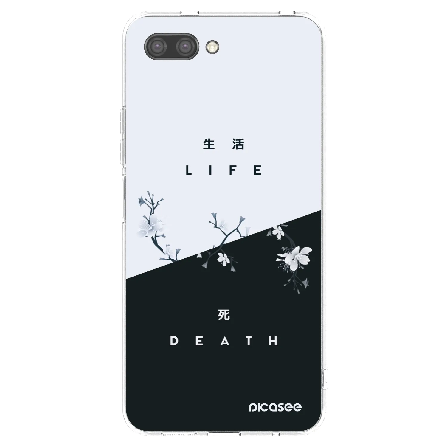 Picasee Honor 10 Hülle - Transparentes Silikon - Lebendig - Tot