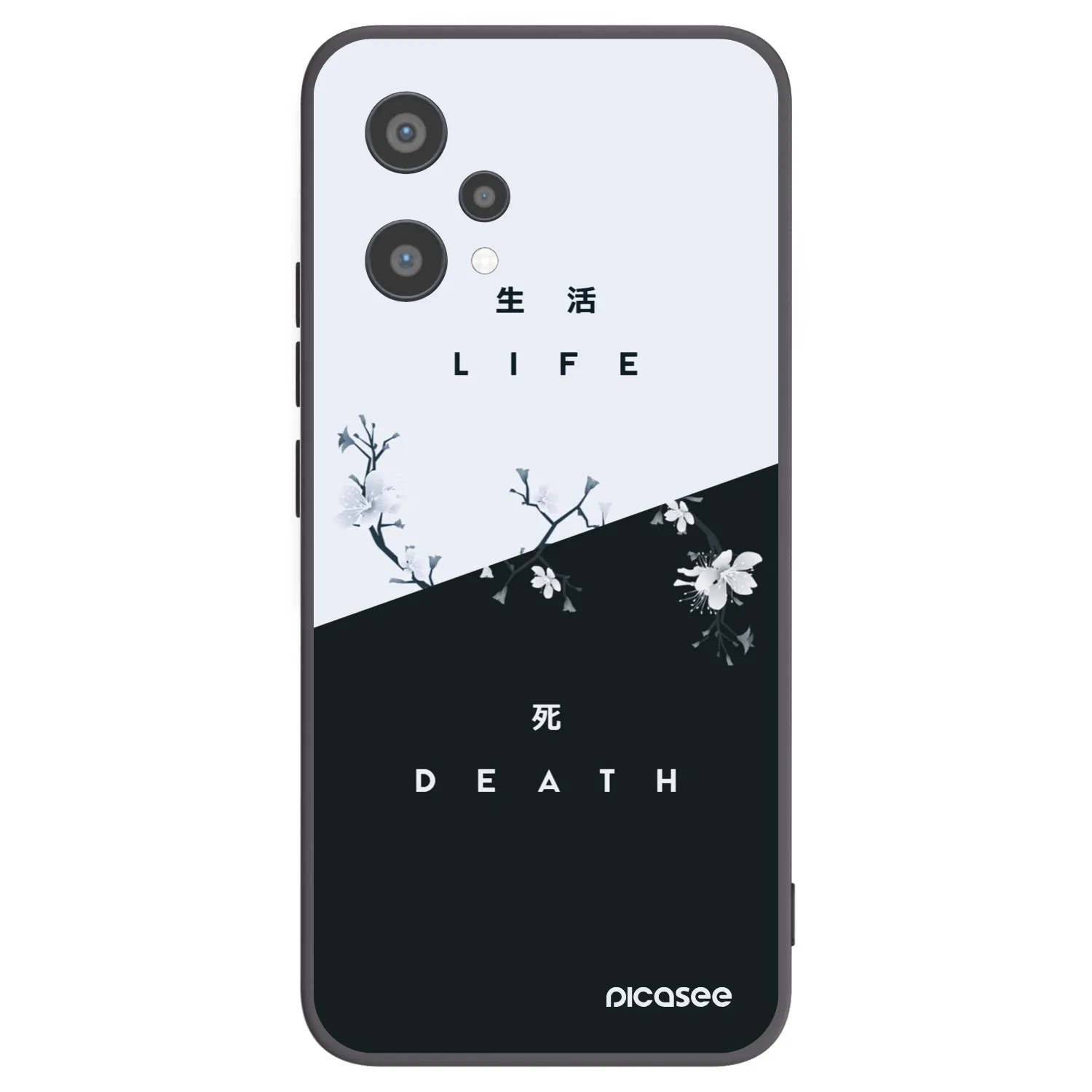 Picasee Realme 9 Pro 5G Hülle - Schwarzes Silikon - Lebendig - Tot