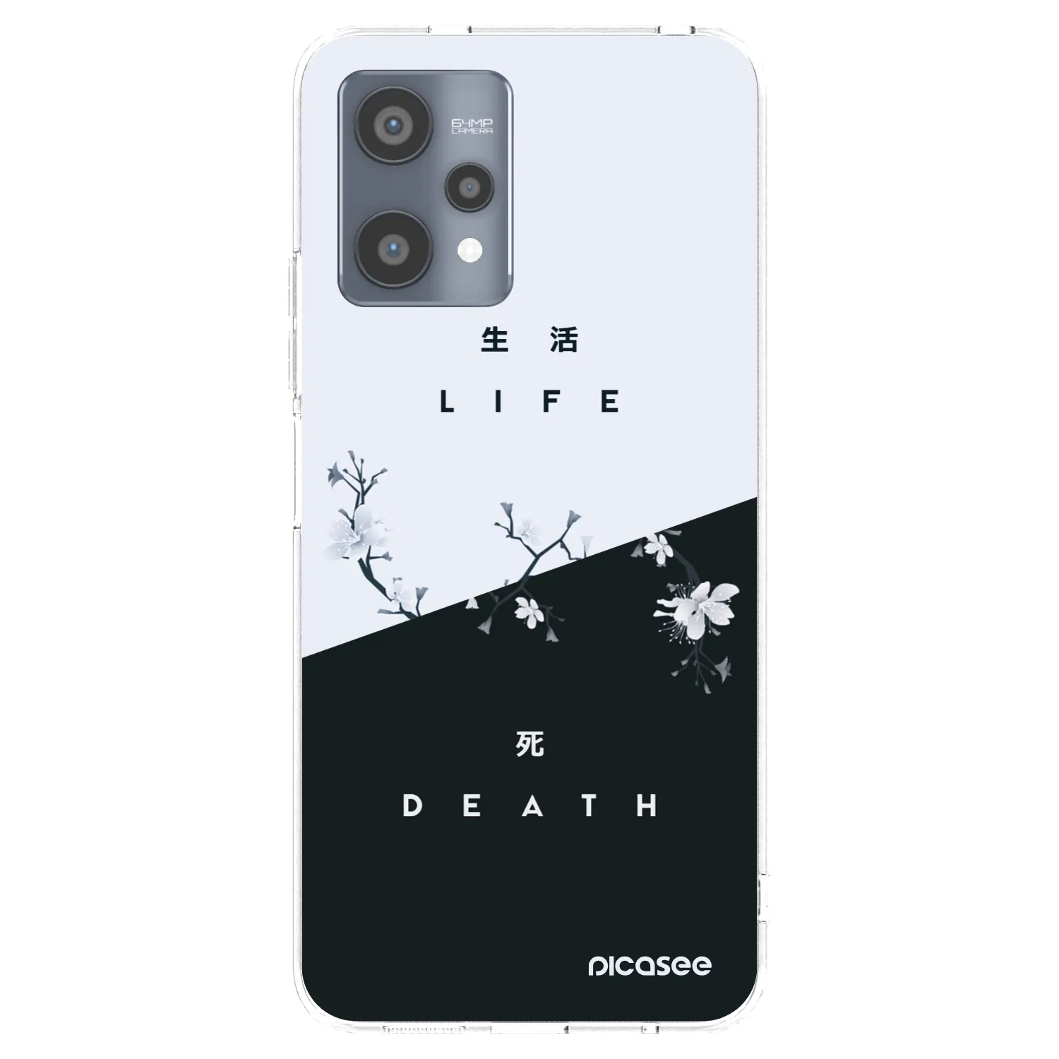 Picasee Realme 9 Pro 5G Hülle - Transparentes Silikon - Lebendig - Tot