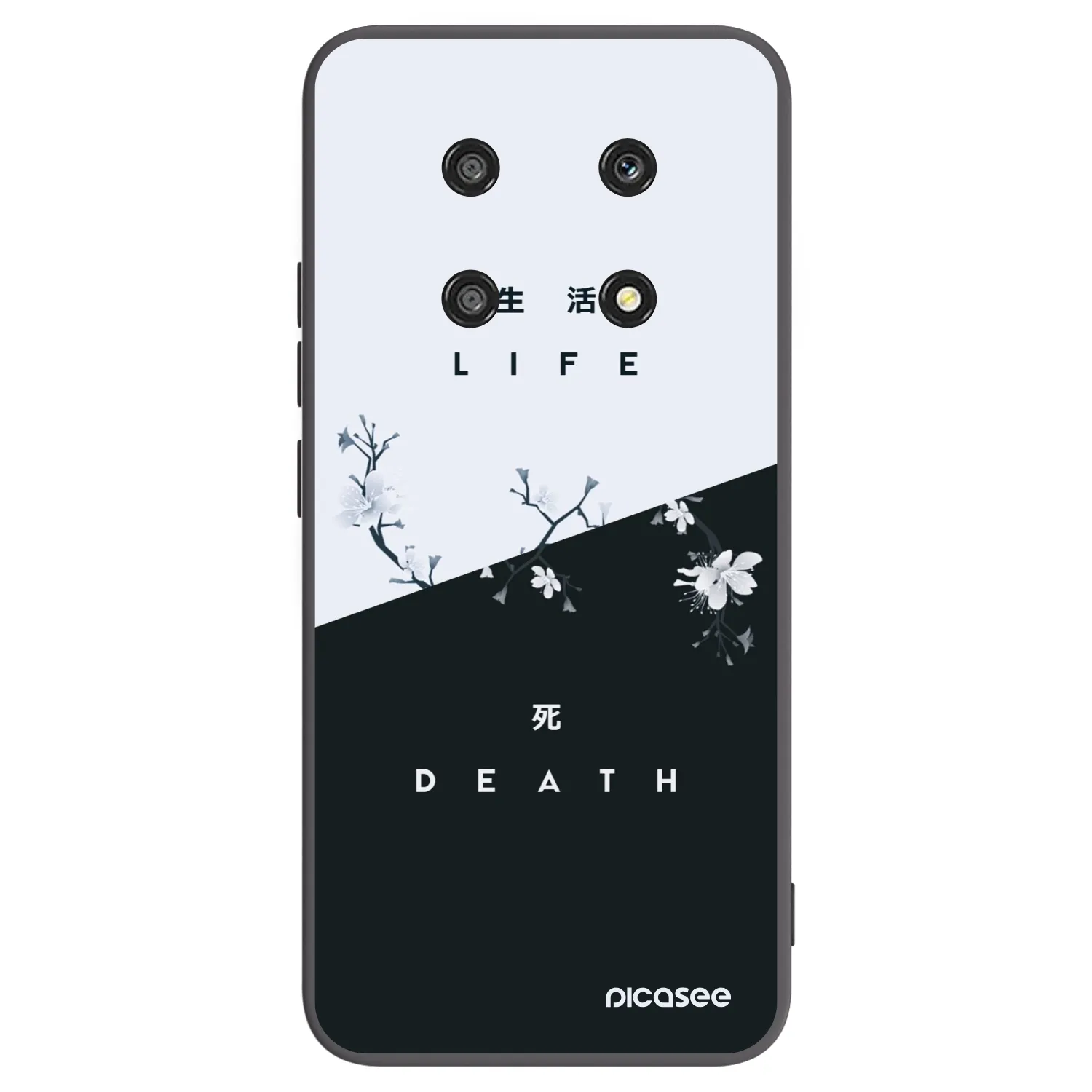 Picasee Honor Magic4 Lite 5G Hülle - Schwarzes Silikon - Lebendig - Tot