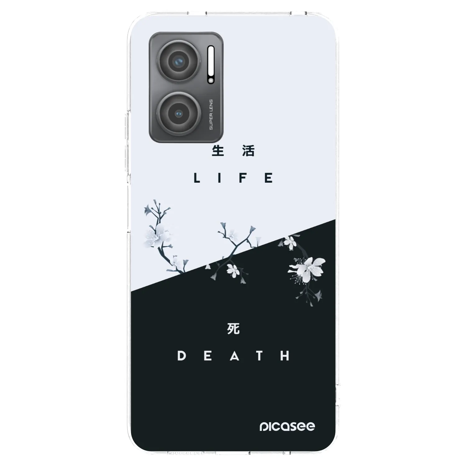 Picasee Xiaomi Redmi 10 5G Hülle - Transparentes Silikon - Lebendig - Tot
