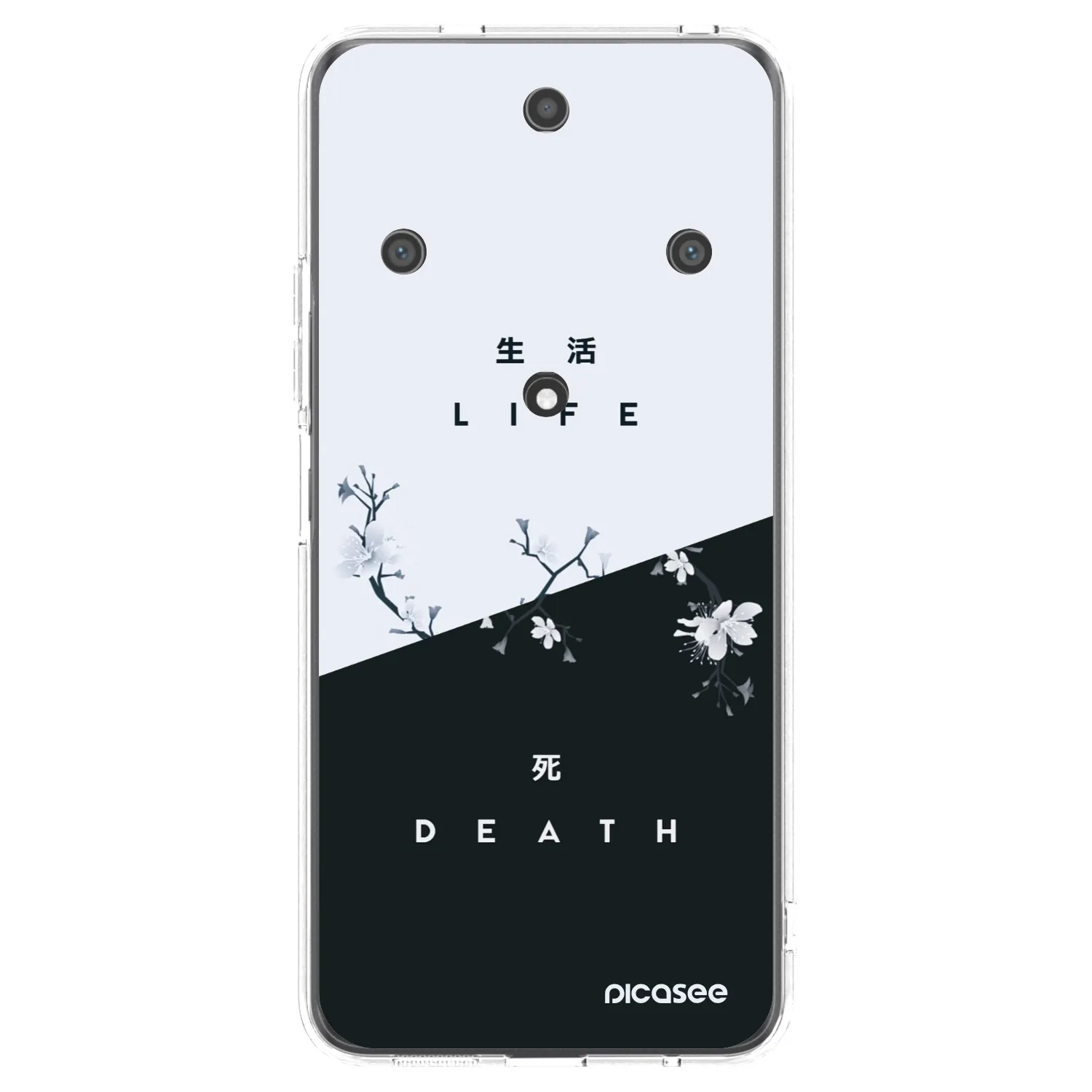 Picasee Honor Magic5 Lite 5G Hülle - Transparentes Silikon - Lebendig - Tot