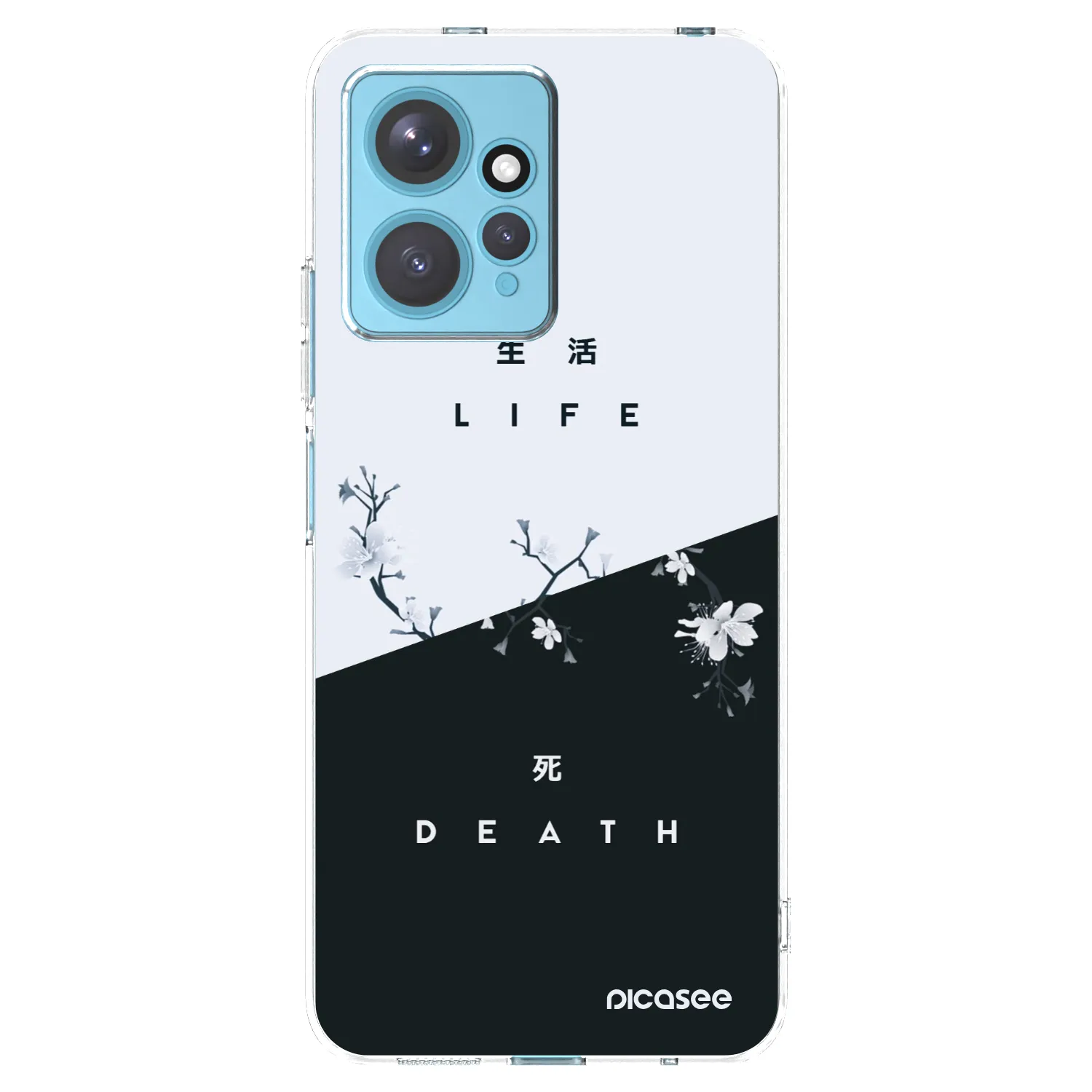 Picasee Xiaomi Redmi Note 12 4G Hülle - Transparentes Silikon - Lebendig - Tot