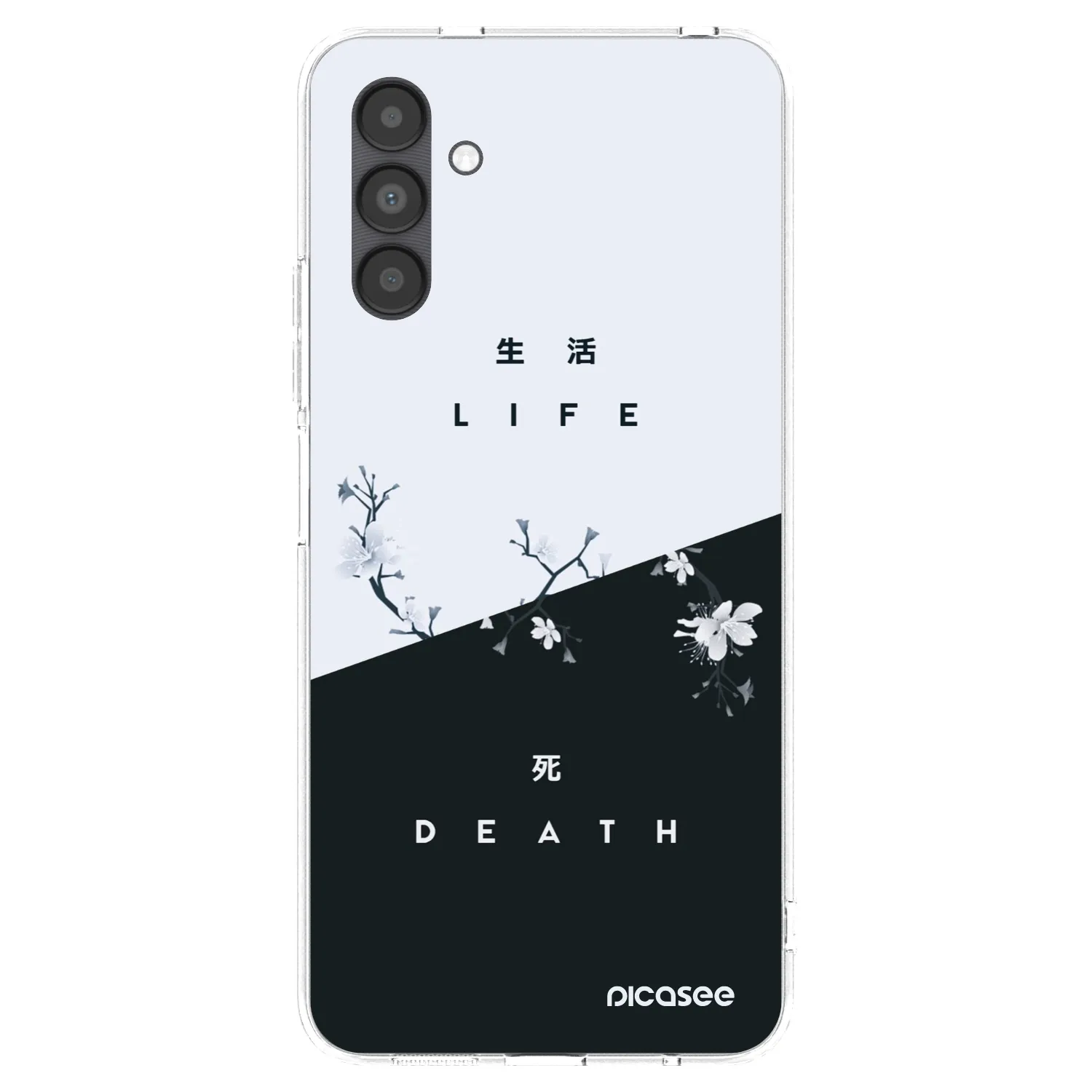 Picasee Samsung Galaxy A04s A047F Hülle - Transparentes Silikon - Lebendig - Tot