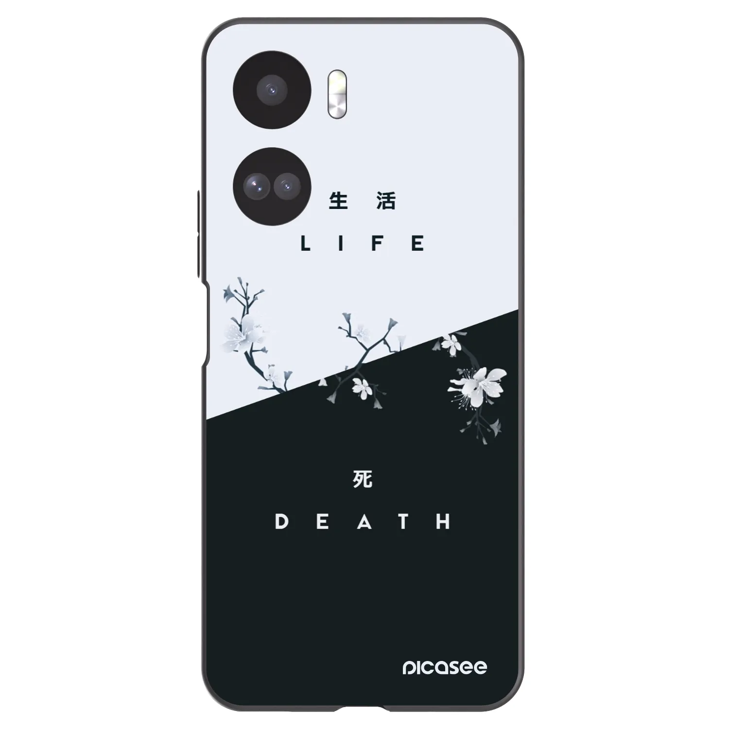 Picasee Honor 90 Lite 5G Hülle - Schwarzes Silikon - Lebendig - Tot
