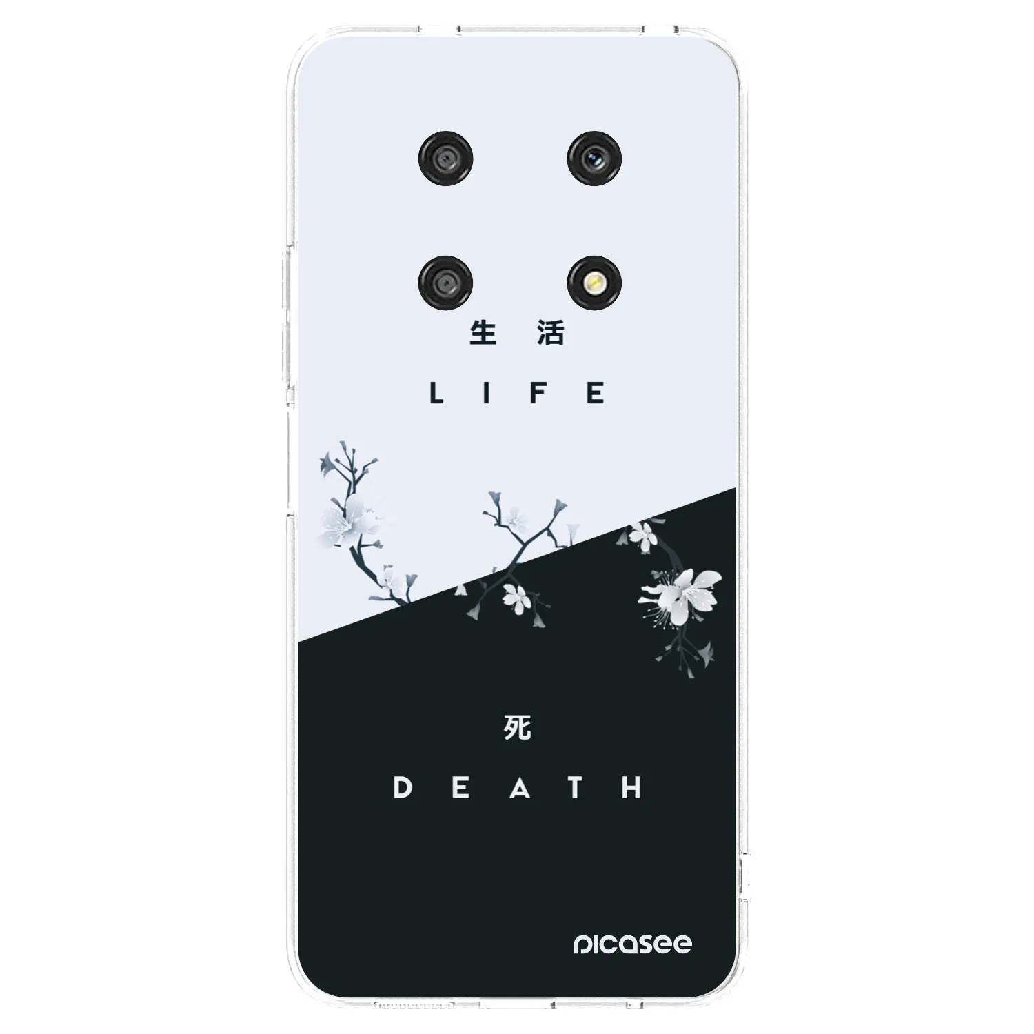 Picasee Honor Magic4 Lite 5G Hülle - Transparentes Silikon - Lebendig - Tot
