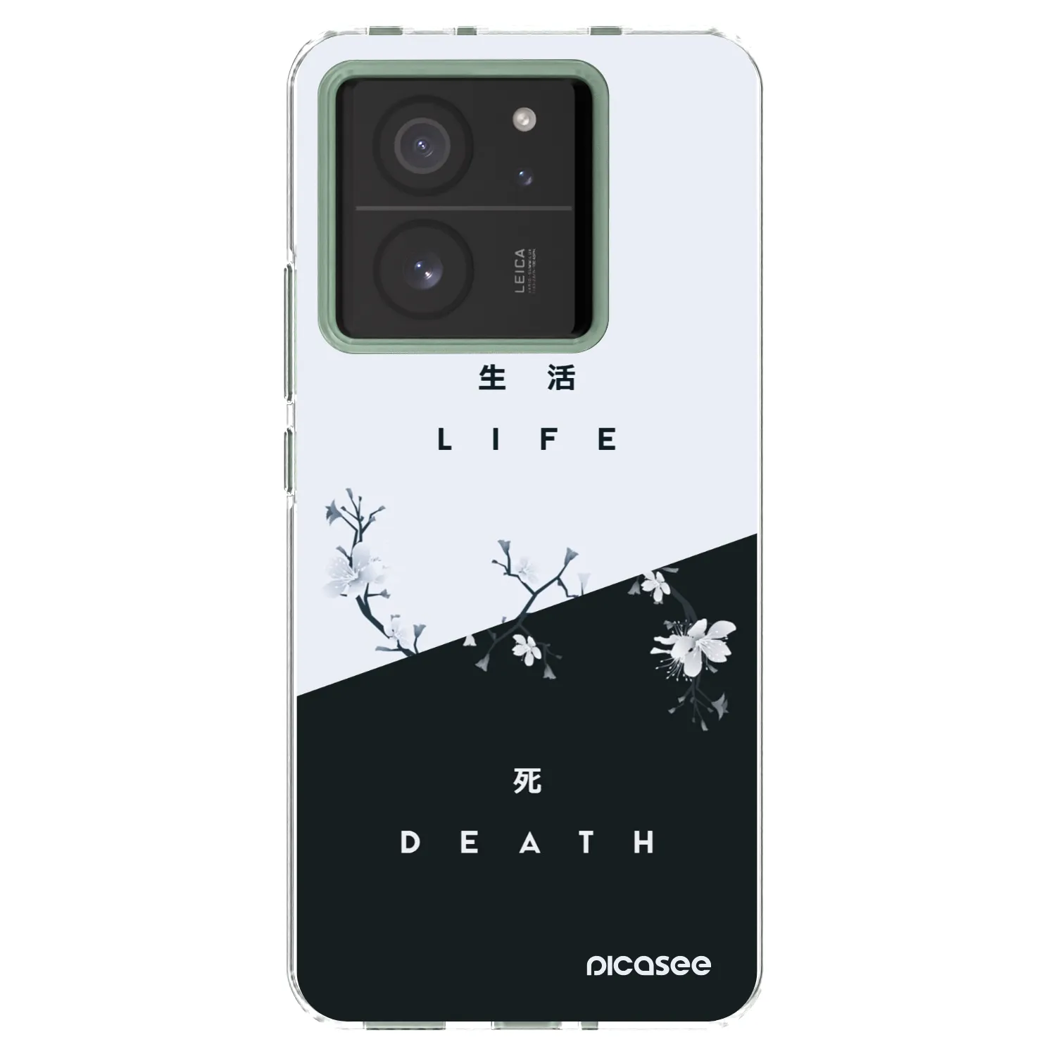 Picasee Xiaomi 13T Pro Hülle - Transparentes Silikon - Lebendig - Tot