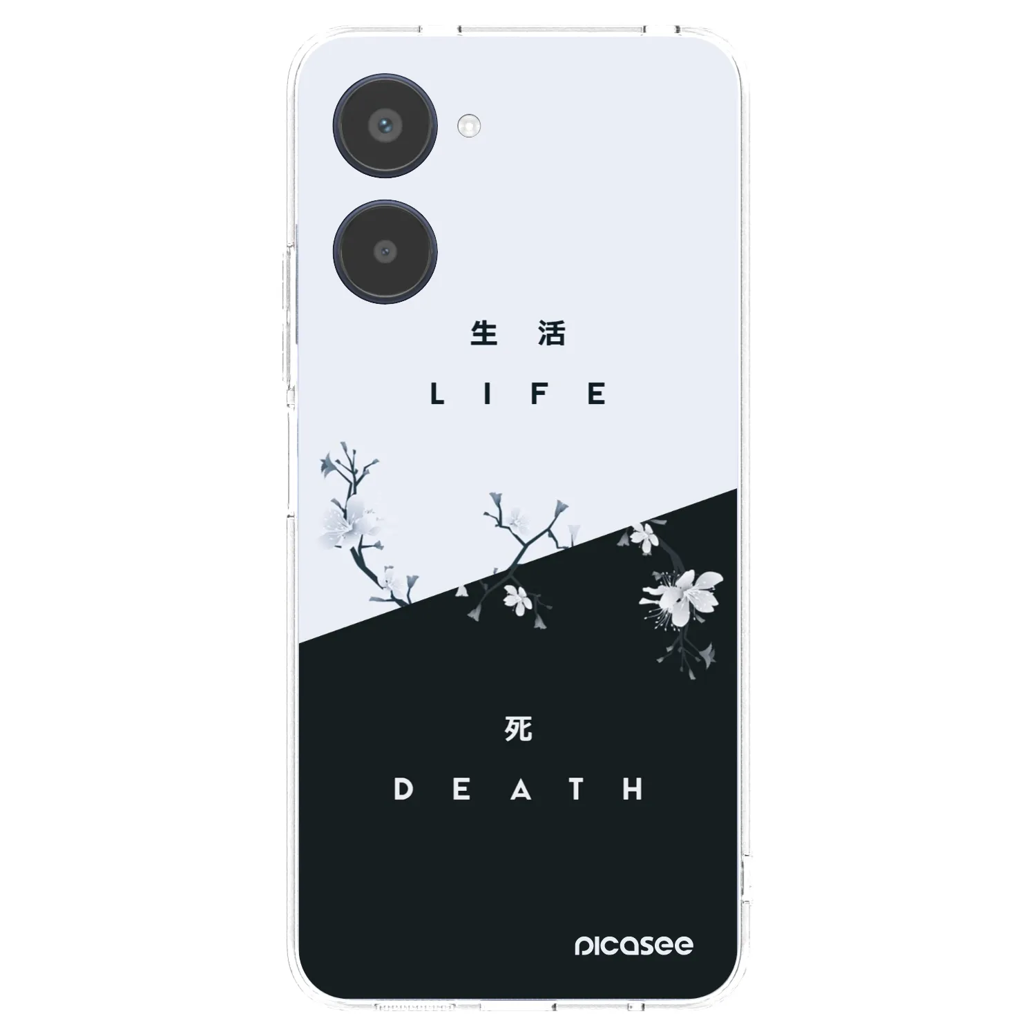 Picasee Realme 10 4G Hülle - Transparentes Silikon - Lebendig - Tot
