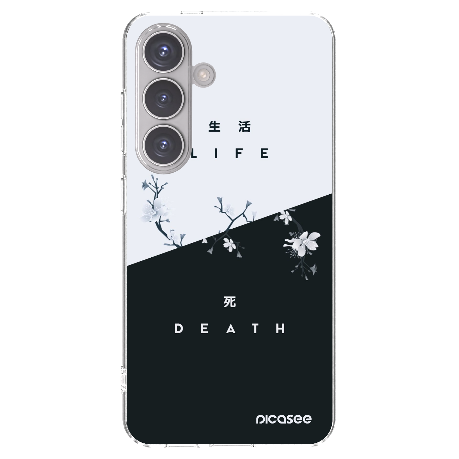 Picasee Samsung Galaxy S24 S921B 5G Hülle - Transparentes Silikon - Lebendig - Tot