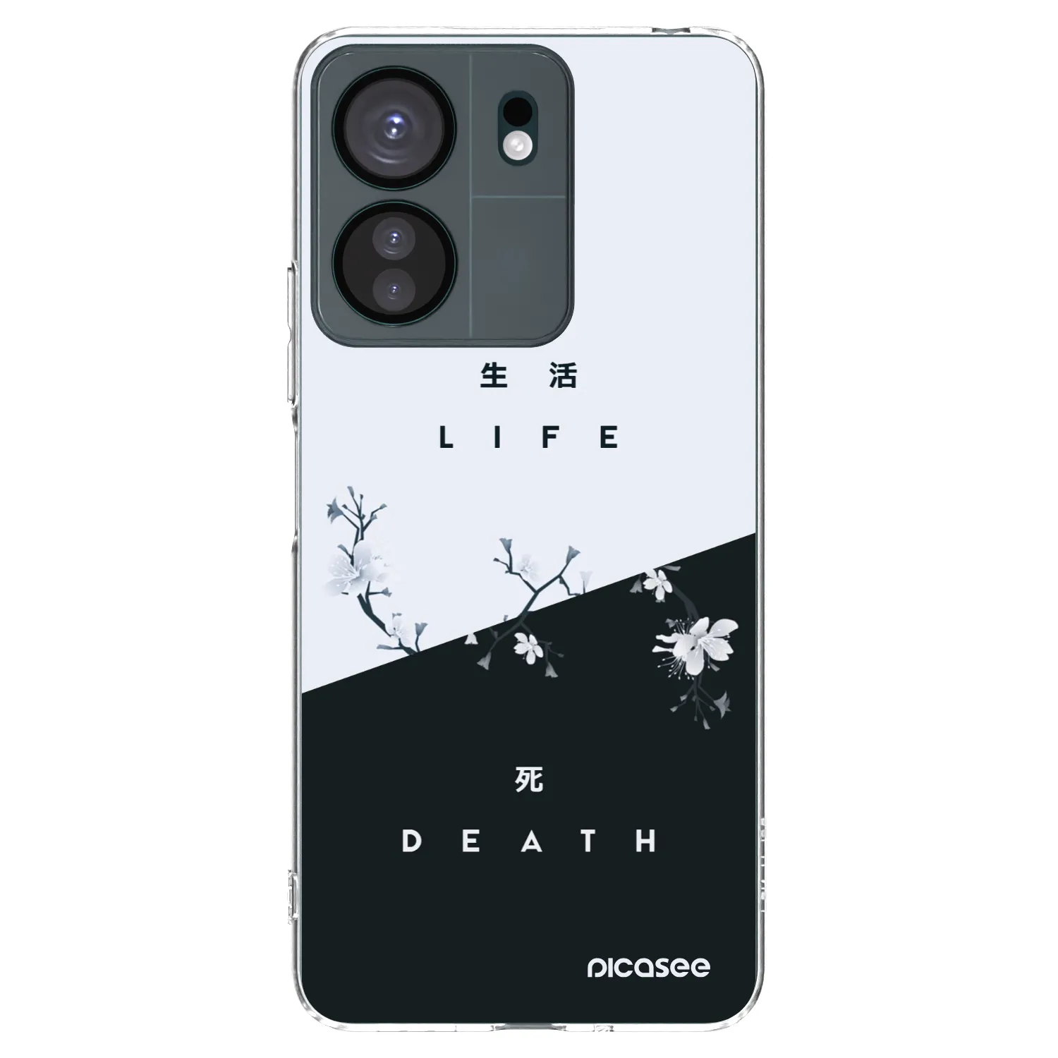 Picasee Xiaomi Redmi 13C 4G Hülle - Transparentes Silikon - Lebendig - Tot
