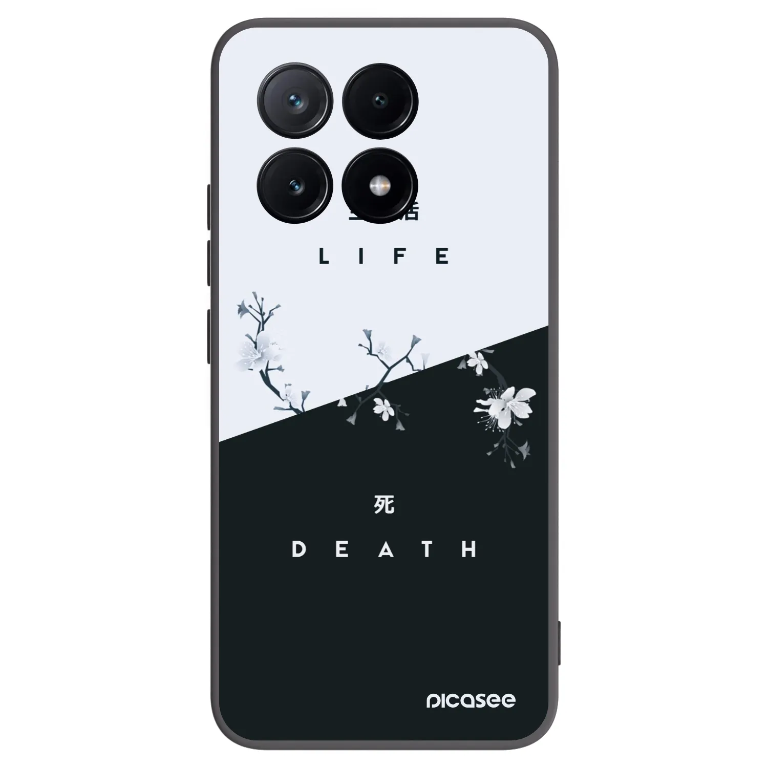 Picasee Xiaomi Poco X6 Pro Hülle - Schwarzes Silikon - Lebendig - Tot