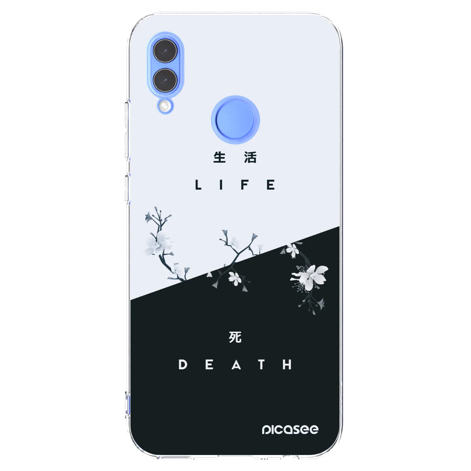 Picasee Honor 10 Lite Hülle - Transparentes Silikon - Lebendig - Tot