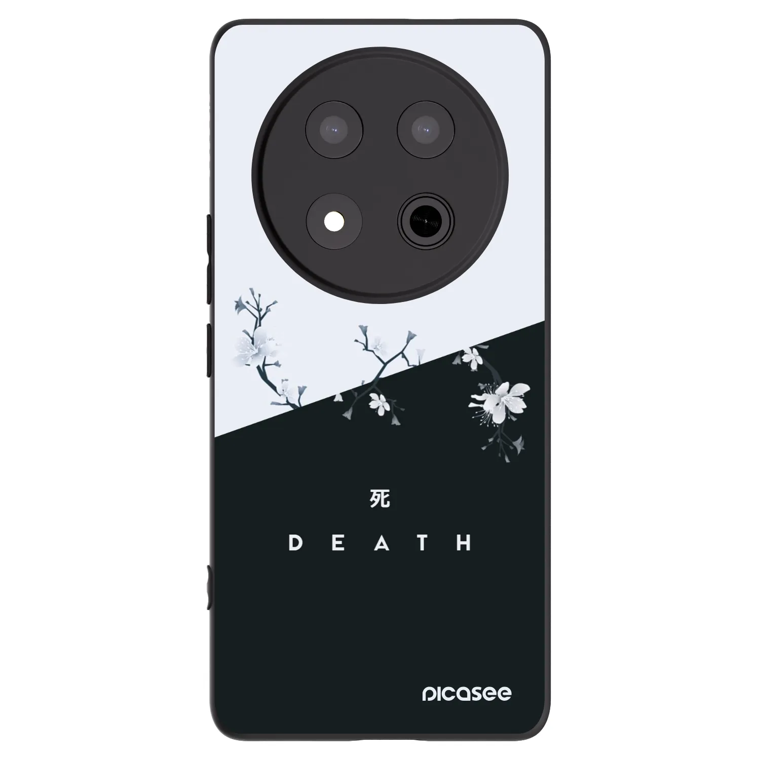Picasee Honor Magic7 Lite 5G Hülle - Schwarzes Silikon - Lebendig - Tot