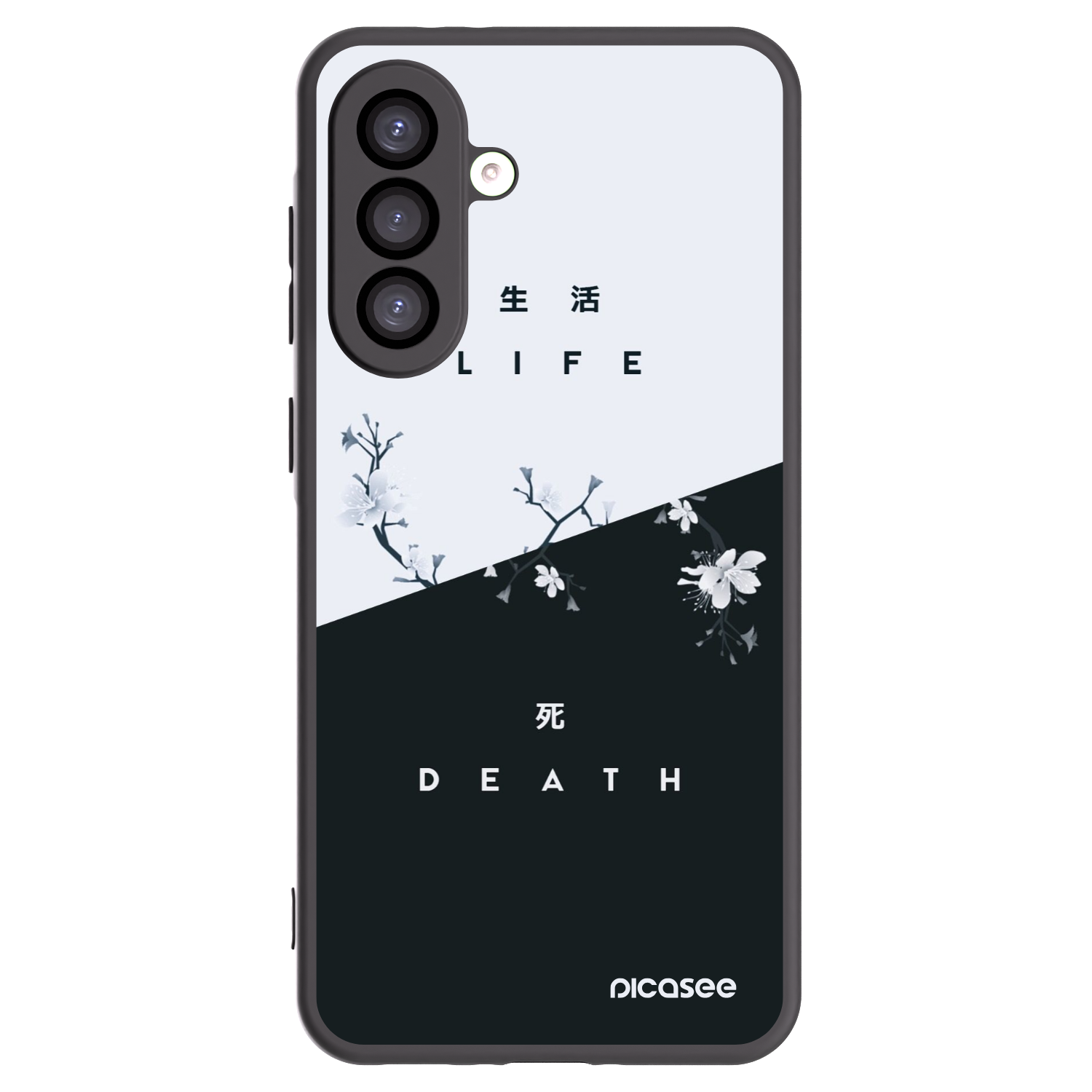 Picasee Samsung Galaxy A26 5G A266B Hülle - Schwarzes Silikon - Lebendig - Tot