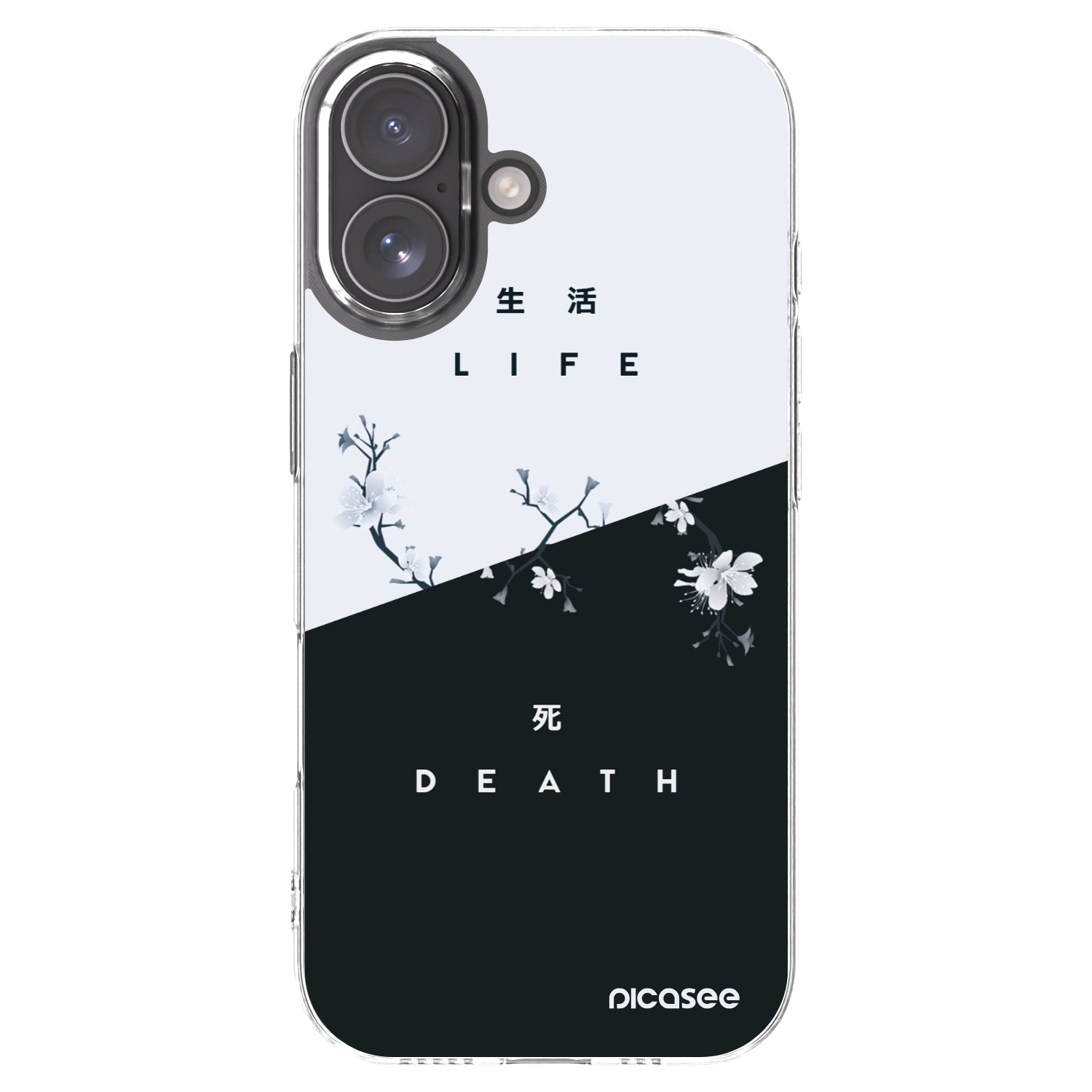 Picasee Apple iPhone 17 Hülle - Transparentes Silikon - Lebendig - Tot