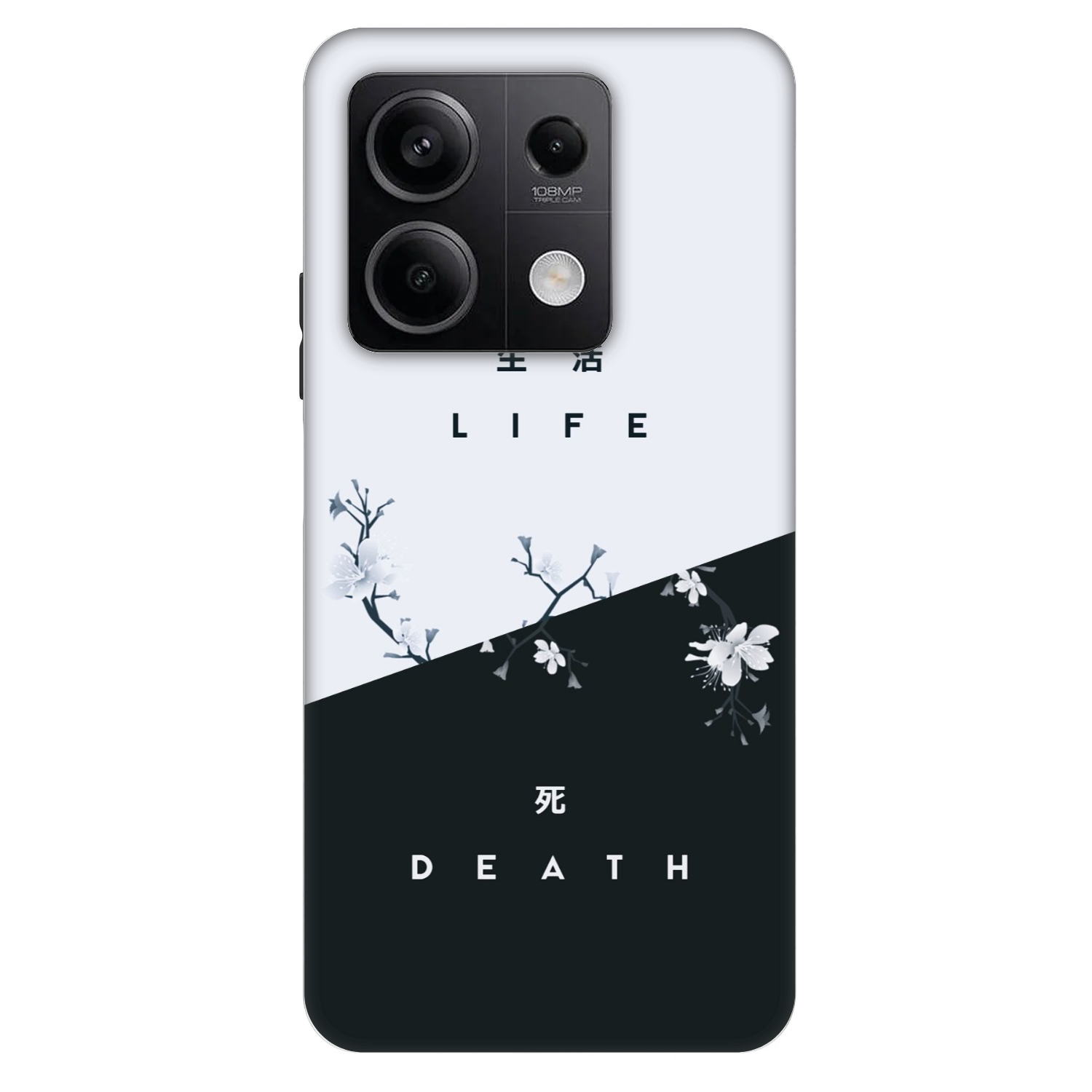 Picasee Fashion Case für Xiaomi Redmi Note 13 5G - Lebendig - Tot