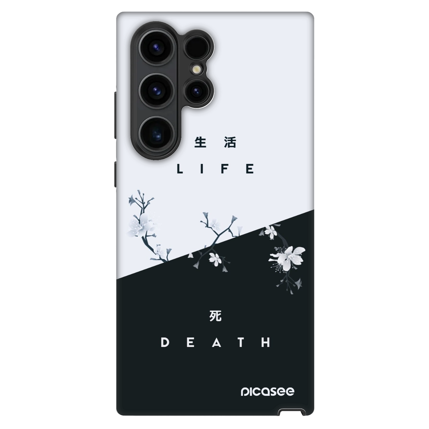 Picasee Fashion Case für Samsung Galaxy S23 Ultra 5G - Lebendig - Tot