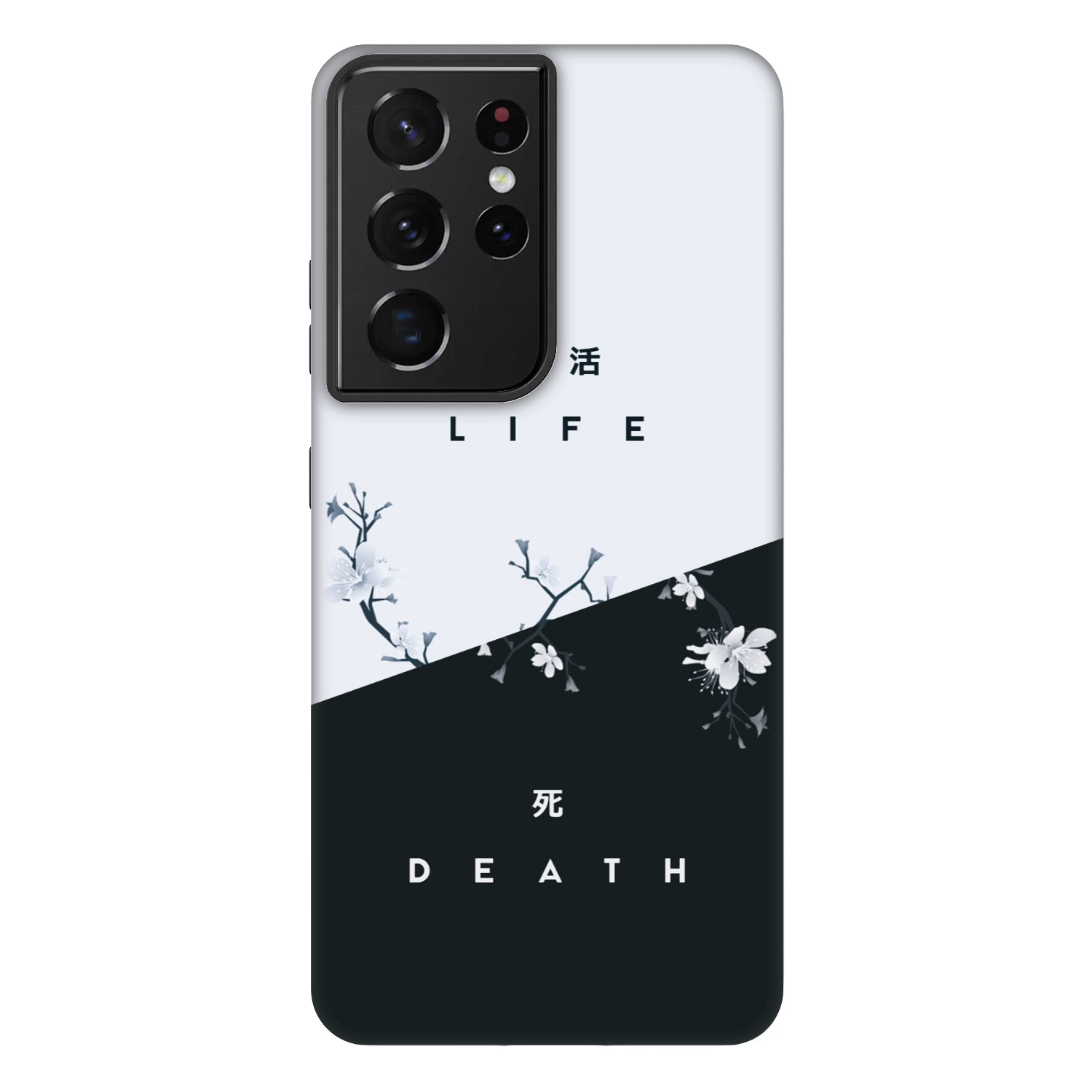 Picasee Fashion Case für Samsung Galaxy S21 Ultra 5G G998B - Lebendig - Tot