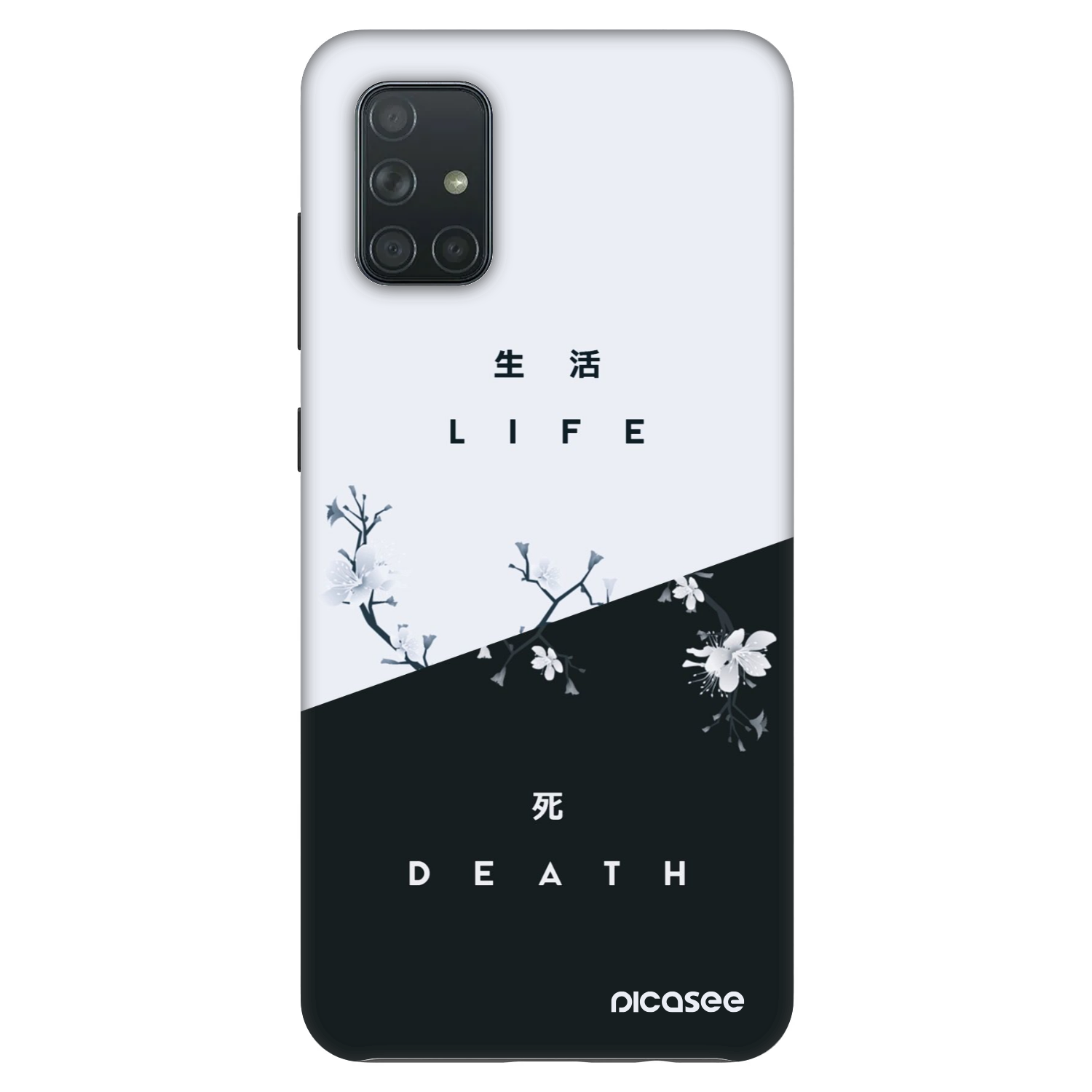 Picasee Fashion Case für Samsung Galaxy A71 A715F - Lebendig - Tot