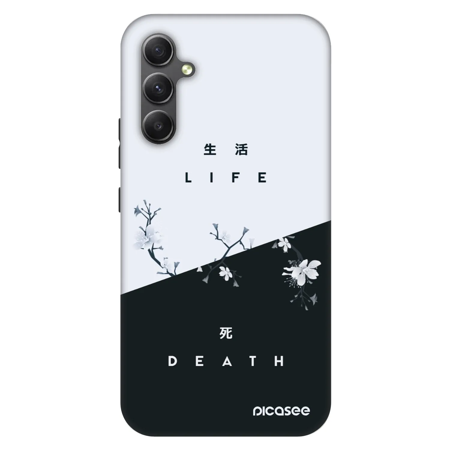 Picasee Fashion Case für Samsung Galaxy A34 5G A346B - Lebendig - Tot