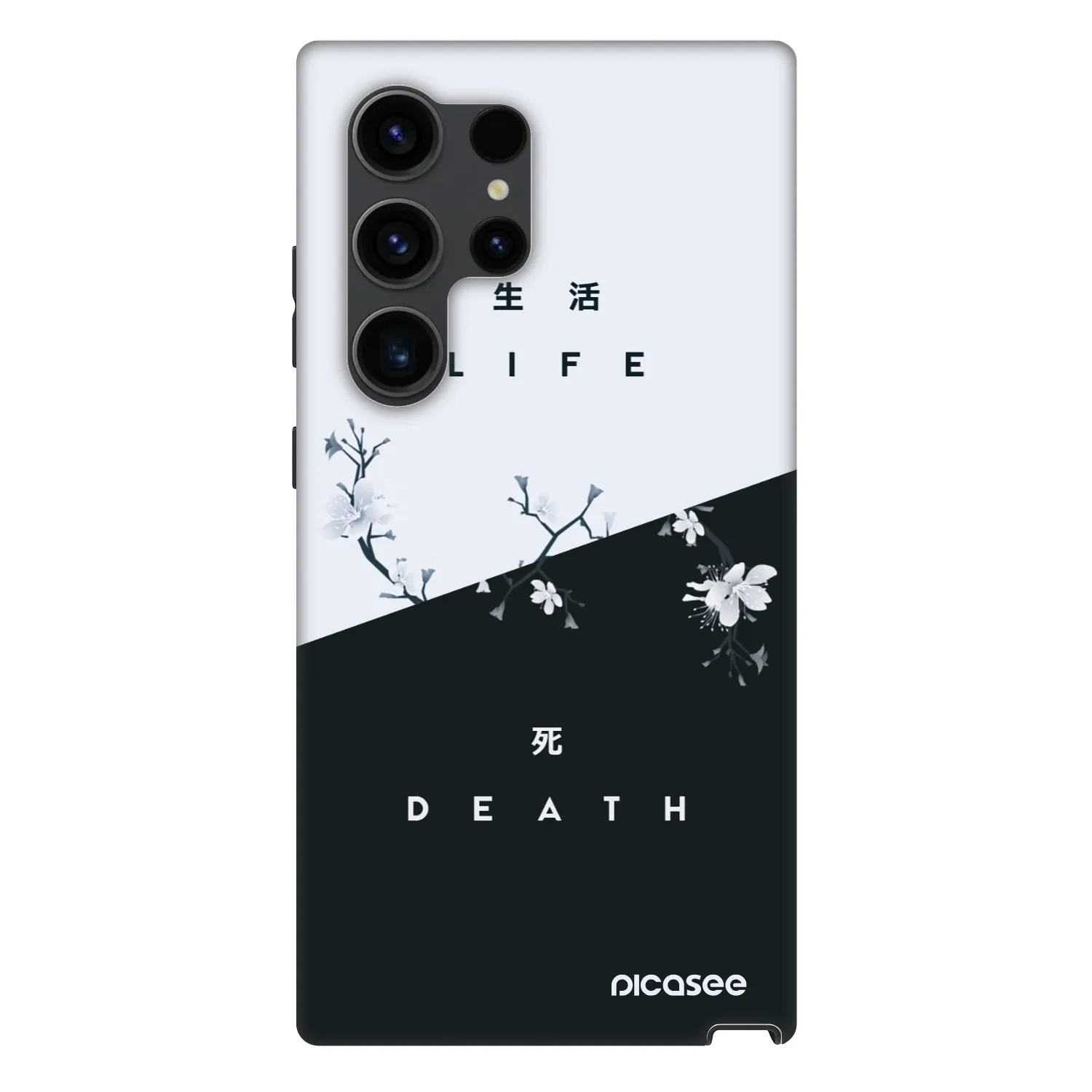Picasee Fashion Case PowerShare pro Samsung Galaxy S24 Ultra S928B 5G - Lebendig - Tot