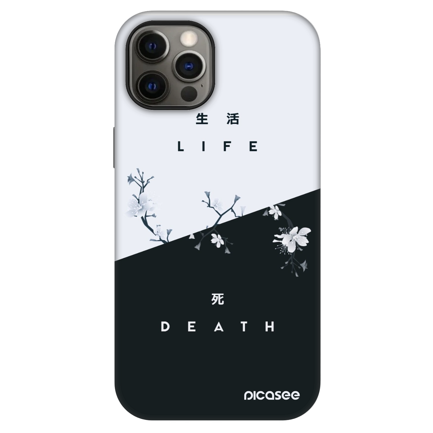 Picasee Fashion Case MagSafe für Apple iPhone 12 Pro - Lebendig - Tot