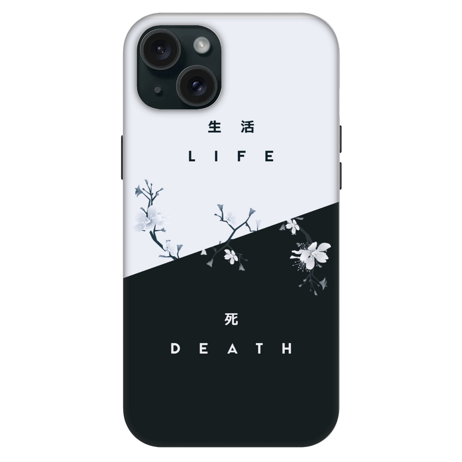 Picasee Fashion Case MagSafe für Apple iPhone 15 Plus - Lebendig - Tot