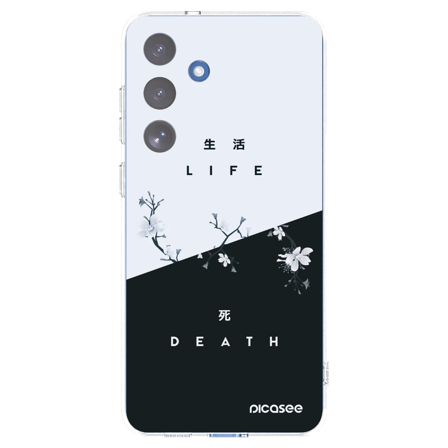 Picasee Samsung Galaxy S25 FE 5G Hülle - Transparentes Silikon - Lebendig - Tot