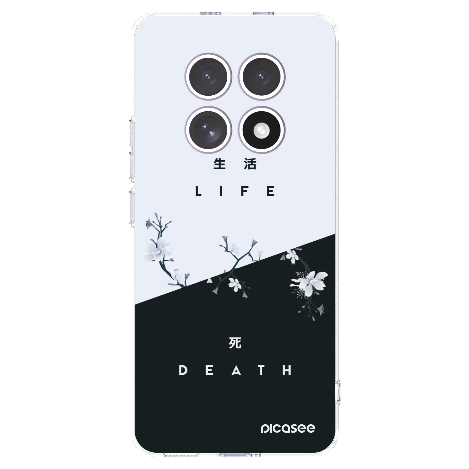 Picasee Xiaomi Redmi Note 15 Hülle - Transparentes Silikon - Lebendig - Tot