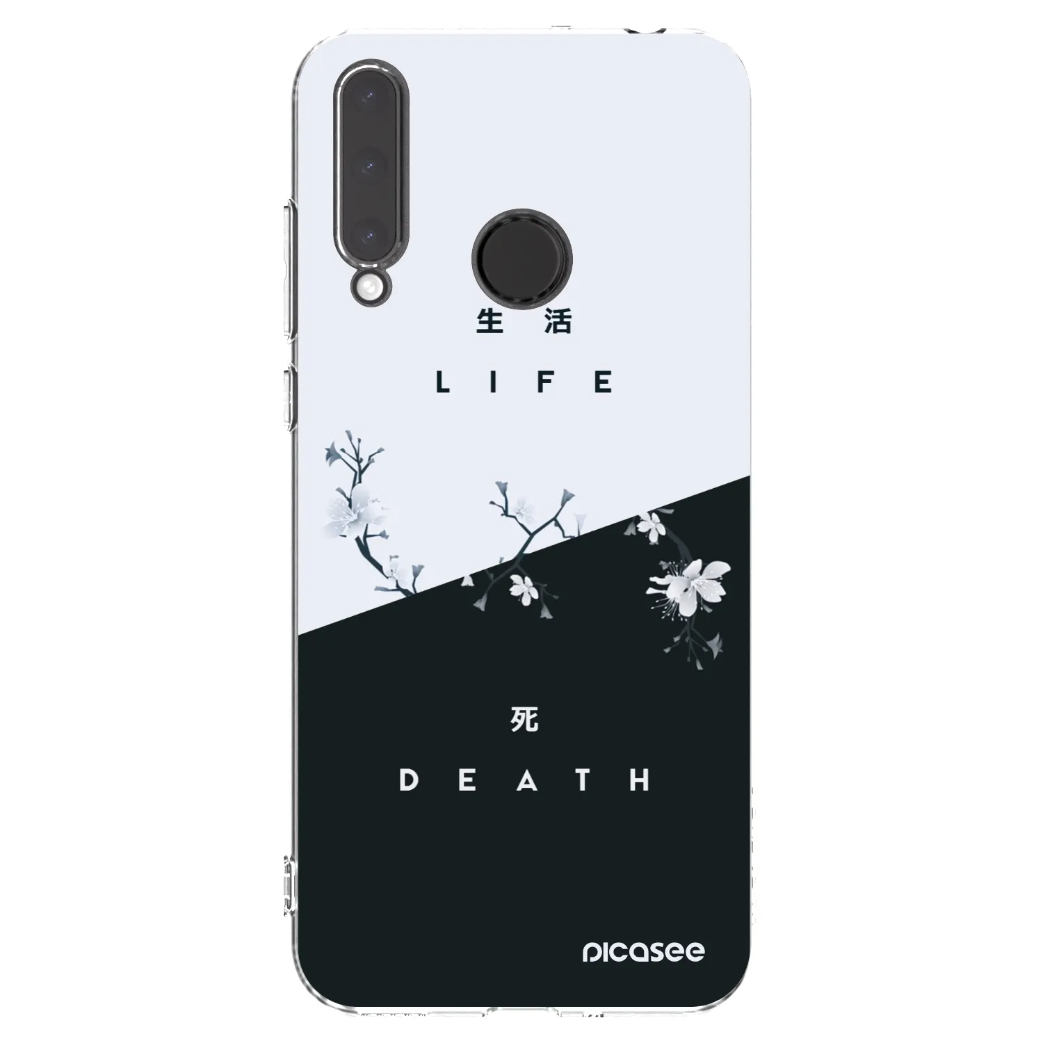 Picasee Honor 20 Lite Hülle - Transparentes Silikon - Lebendig - Tot