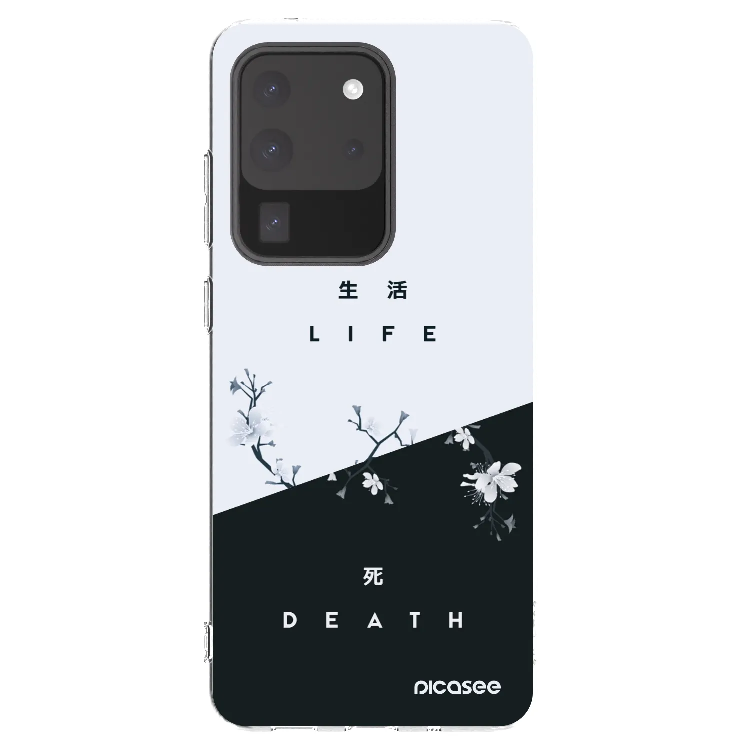 Picasee Samsung Galaxy S20 Ultra 5G G988F Hülle - Transparentes Silikon - Lebendig - Tot