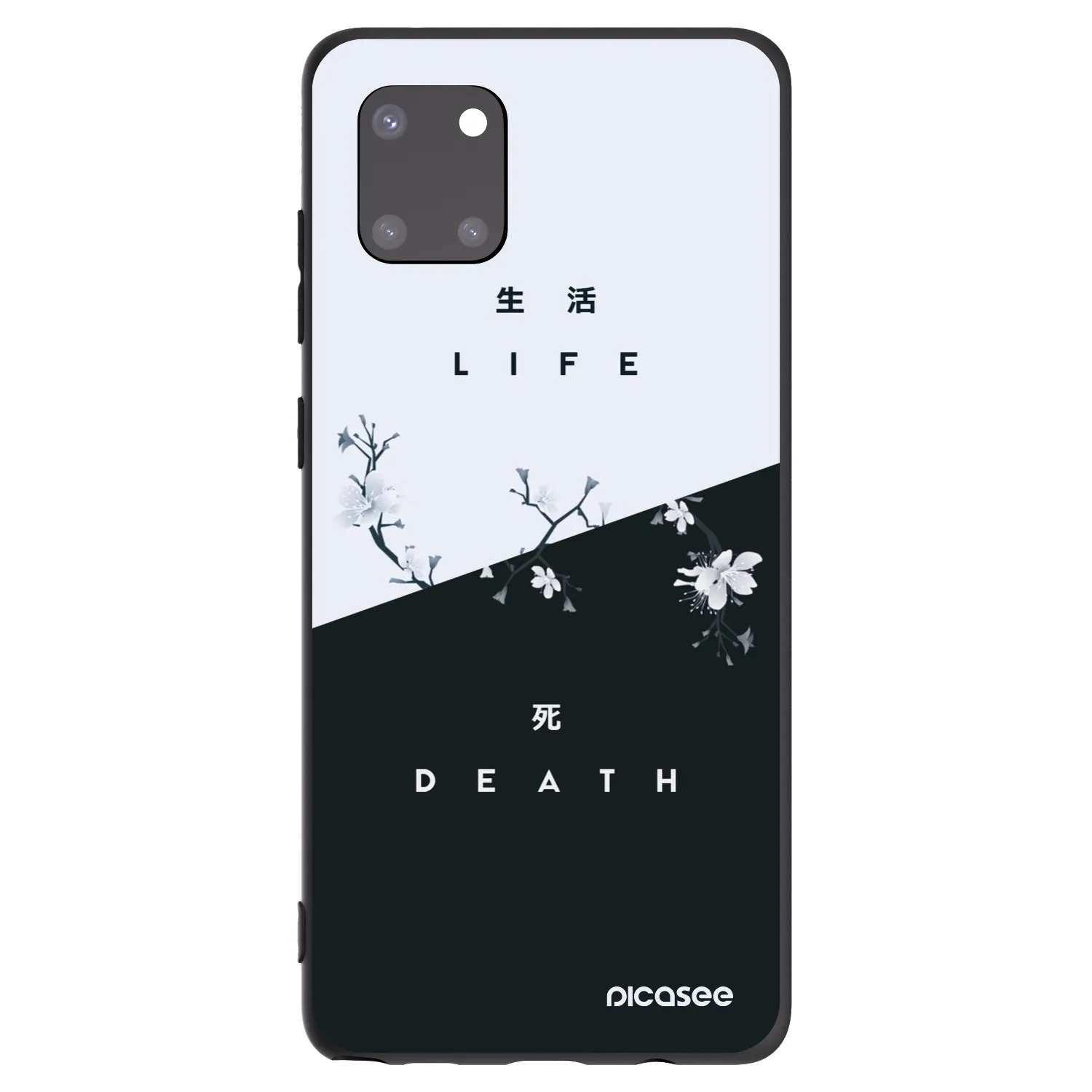Picasee Samsung Galaxy Note 10 Lite N770F Hülle - Schwarzes Silikon - Lebendig - Tot