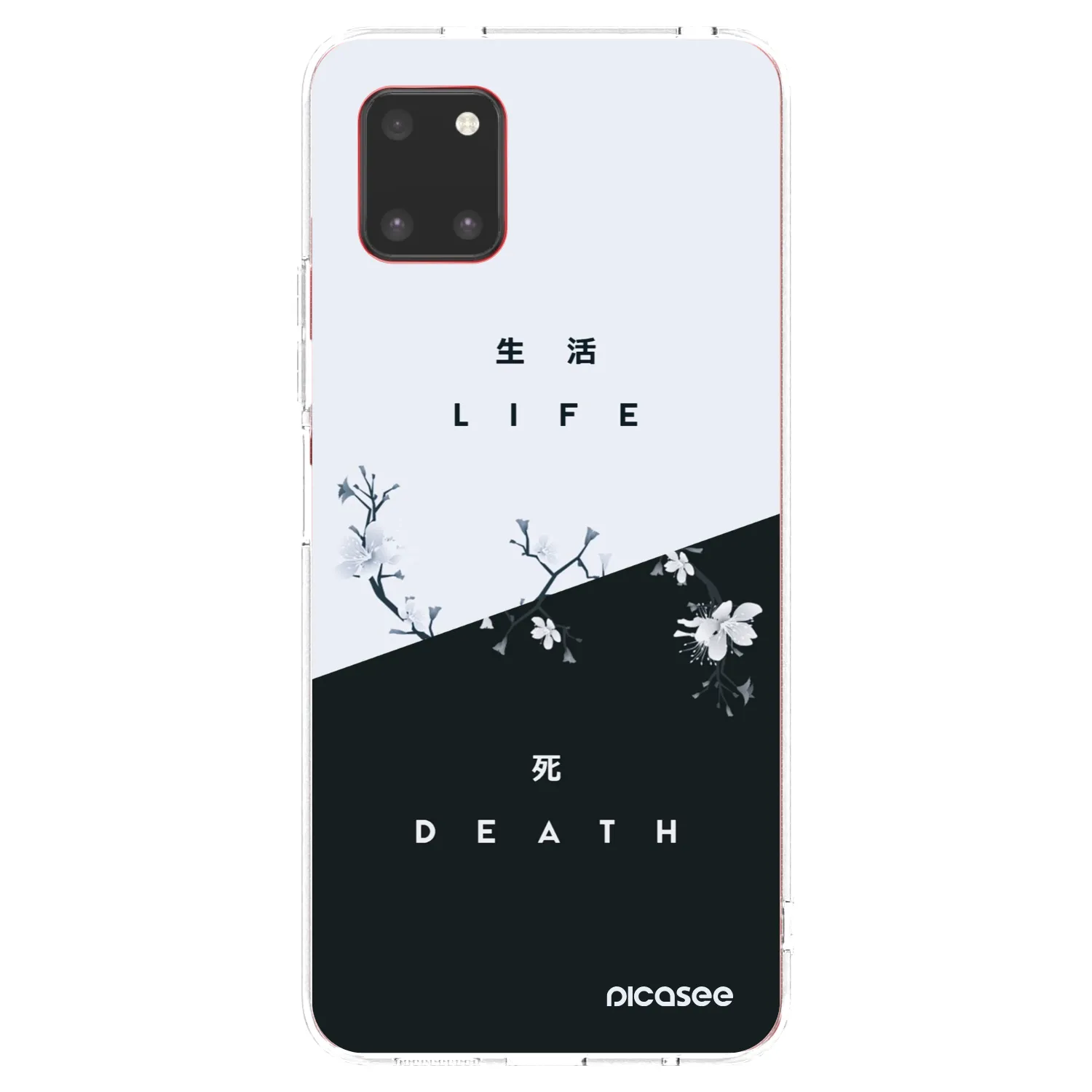Picasee Samsung Galaxy Note 10 Lite N770F Hülle - Transparentes Silikon - Lebendig - Tot