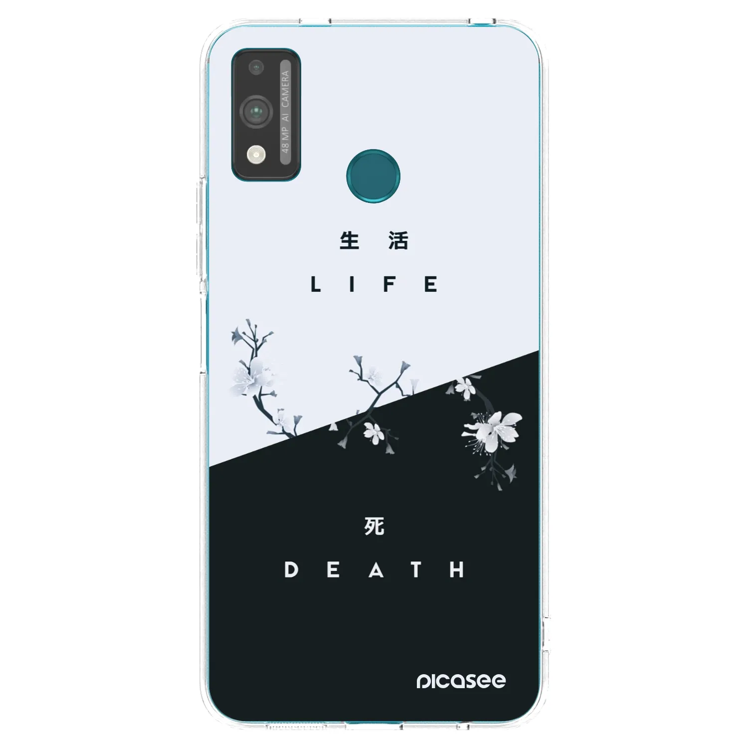 Picasee Honor 9X Lite Hülle - Transparentes Silikon - Lebendig - Tot