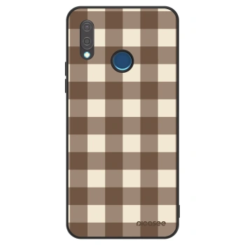 Hülle für Huawei P20 Lite - Brown grid