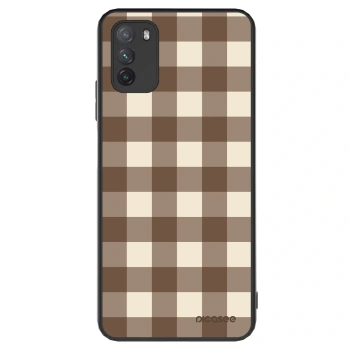 Hülle für Xiaomi Poco M3 - Brown grid