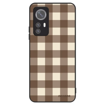 Hülle für Xiaomi 12X - Brown grid