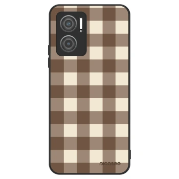 Hülle für Xiaomi Redmi 10 5G - Brown grid