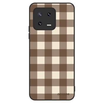 Hülle für Xiaomi 13 Pro - Brown grid