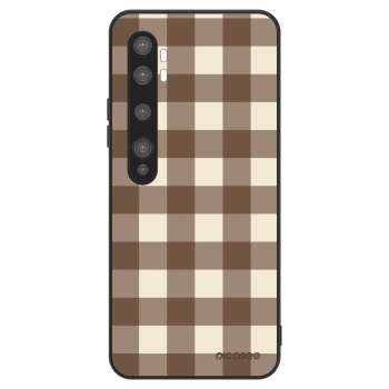 Hülle für Xiaomi Mi Note 10 (Pro) - Brown grid