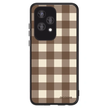 Hülle für Honor 200 Lite - Brown grid
