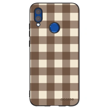 Hülle für Honor 10 Lite - Brown grid