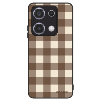 Hülle für Xiaomi Redmi Note 14S - Brown grid